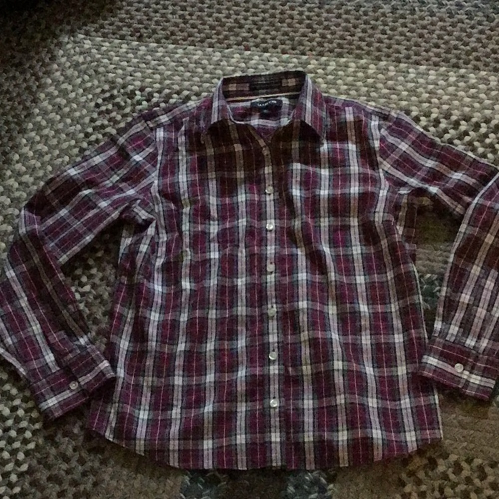 Lands end no iron pinpoint Oxford 6p